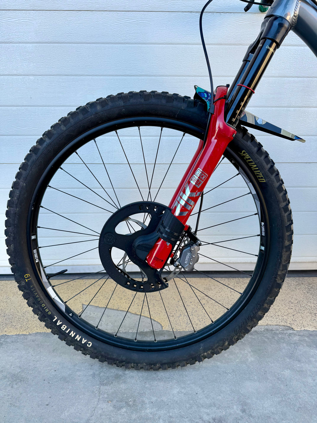ShredSafe ROCKSHOX Carbon - Infused Brake Disc Guard